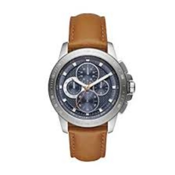 Michael Kors Blue/Brown Leather Watch MK8518 - Picture 1 of 3